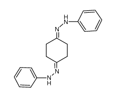 1,4-环己二酮-1,4-二(2-苯腙) 结构式