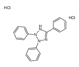 2,3,5-三苯基-2H-四唑鎓氯化物单盐酸盐 结构式
