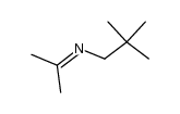2,2-二甲基-N-(1-甲基亚乙基)-1-丙胺 结构式