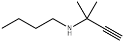 N-丁基-2-甲基丁-3-炔-2-胺 结构式