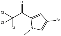 1-(4-溴-1-甲基-1H-吡咯-2-基)-2,2,2-三氯乙烷-1-酮 结构式