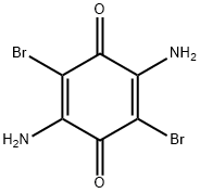 2,5-二氨基-3,6-二溴环己-2,5-二烯-1,4-二酮 结构式