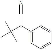 α-叔丁基苯乙腈 结构式