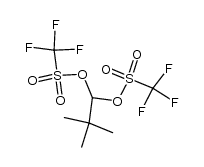 三氟甲磺酸 2,2-二甲基亚丙基酯 结构式
