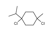 1,4-二氯-1-甲基-4-异丙基环己烷 结构式