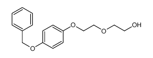 2-[2-(4-苄氧基苯氧基)乙氧基]乙醇 结构式