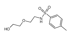 N-[2-(2-羟基乙氧基)乙基]-4-甲基苯磺酰胺 结构式