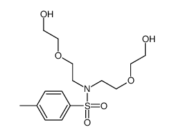 N,N-双[2-(2-羟基乙氧基)乙基]-4-甲基苯磺酰胺 结构式