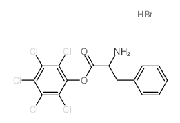 L-Phenylalanine,pentachlorophenyl ester, hydrobromide (9CI) 结构式