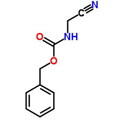 N-苄氧羰基氨基乙腈 结构式