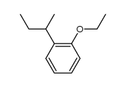 1-乙氧基-2-(1-甲基丙基)苯 结构式