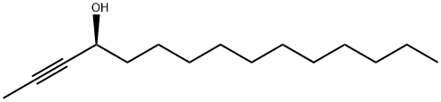 (4S)-2-十五碳炔-4-醇 结构式