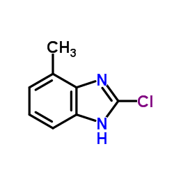 2-氯-4-甲基-1H-苯并咪唑 结构式