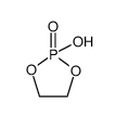 2-羟基-1,3,2-二氧磷杂环戊烷 2-氧化物 结构式