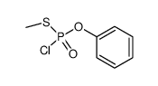 Phosphorochloridothioic acid, S-methyl O-phenyl ester 结构式