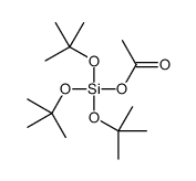 acetoxytri-tert-butoxysilane 结构式