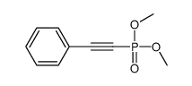 Phosphonic acid, (phenylethynyl)-, dimethyl ester 结构式
