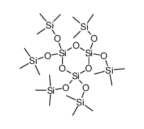 2,2,4,4,6,6-六[(三甲基硅基)氧基]环三硅氧烷 结构式