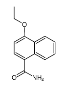 4-乙氧基-1-萘甲酰胺 结构式