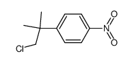 1-(2-氯-1,1-二甲基乙基)-4-硝基苯 结构式