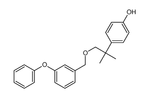醚菊酯-脱乙基 结构式