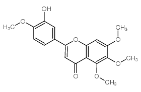 半齿泽兰素-5-甲醚 结构式