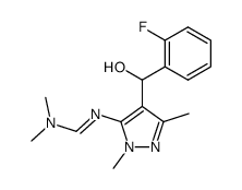 Methanimidamide, N'-[4-[(2-fluorophenyl)hydroxymethyl]-1,3-dimethyl-1H-pyrazol-5-yl]-N,N-dimethyl- 结构式