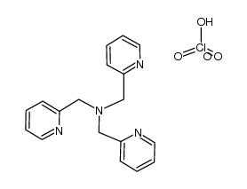 三(2-吡啶甲基)高氯酸铵 结构式
