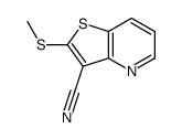 2-(甲硫基)噻吩并[3,2-b]吡啶-3-甲腈 结构式