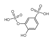 4-羟基-3-(磺酰氧基)苯磺酸 结构式