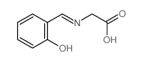 N-亚水杨基甘氨酸 结构式