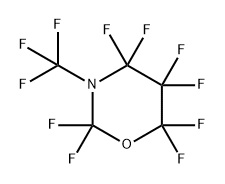 2,2,4,4,5,5,6,6-八氟四氢-3-(三氟甲基)-2H-1,3-恶嗪 结构式