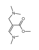 (Z)-3-(二甲氨基)-2-[(二甲氨基)甲基]丙烯酸甲酯 结构式