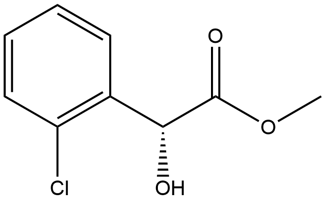 (R)-2-氯扁桃酸甲酯 结构式