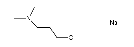 3-二甲氨基-1-丙醇钠盐 结构式