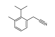 3-甲基-2-异丙基苯乙腈 结构式