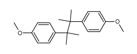 1,1'-(1,1,2,2-四甲基-1,2-乙二基)双[4-甲氧基苯] 结构式