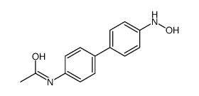 N-羟基-N'-乙酰基联苯胺 结构式