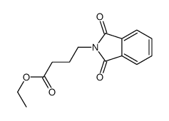 1,3-二氧代异吲哚啉-2-丁酸乙酯 结构式