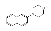 4-(2-萘基)吗啉 结构式