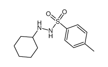 Benzenesulfonic acid, 4-methyl-, 2-cyclohexylhydrazide 结构式