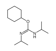 Carbamimidic acid, N,N''-bis(1-methylethyl)-, cyclohexyl ester 结构式