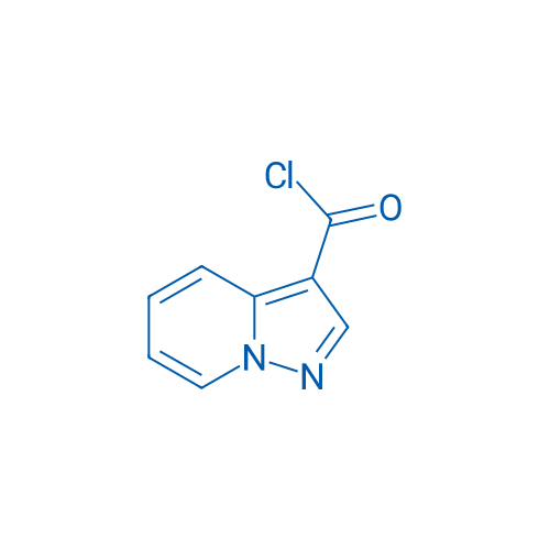 吡唑并[1,5-a]吡啶-3-羰酰氯 结构式