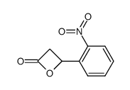 4-(2-硝基苯基)-2-氧杂环丁酮 结构式