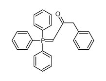 1-苯基-3-(三苯基膦亚基)-2-丙酮 结构式