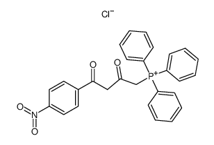 Phosphonium, [4-(4-nitrophenyl)-2,4-dioxobutyl]triphenyl-, chloride (1:1) 结构式