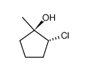 Cyclopentanol, 2-chloro-1-methyl- 结构式