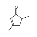 3,5-二甲基环戊二烯-1酮 结构式