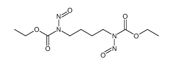 Carbamic acid, 1,4-butanediylbis[nitroso-, diethyl ester (9CI) 结构式