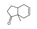 1H-Inden-1-one, 2,3,3a,4,7,7a-hexahydro-7a-methyl-, (3aR,7aS)-rel- 结构式